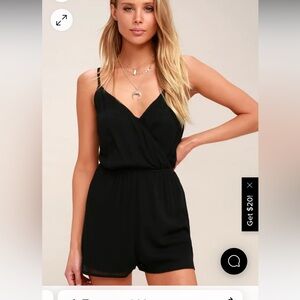 Classic Black Romper